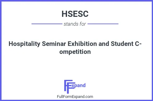 Full form of HSESC