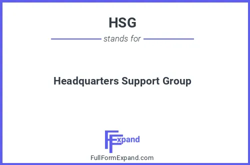 Full form of HSG