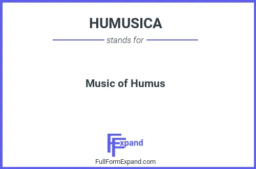 Full form of HUMUSICA