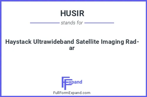 Full form of HUSIR