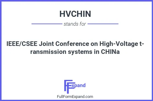 Full form of HVCHIN