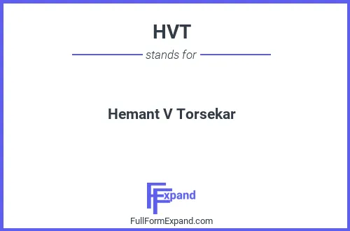 Full form of HVT