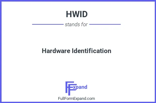 Full form of HWID