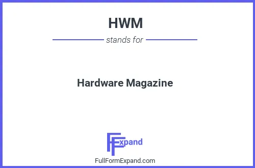 Full form of HWM