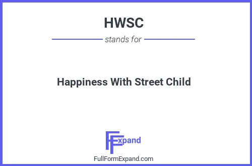Full form of HWSC