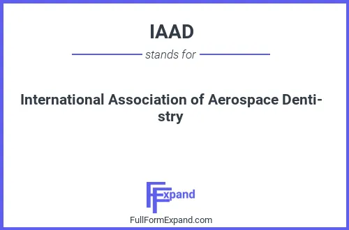 Full form of IAAD
