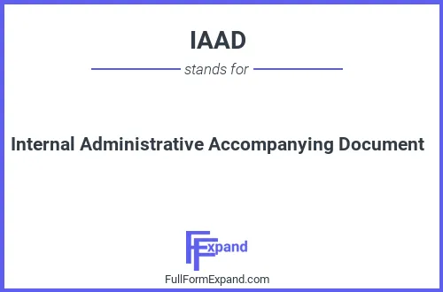 Full form of IAAD