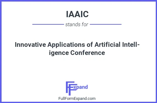 Full form of IAAIC