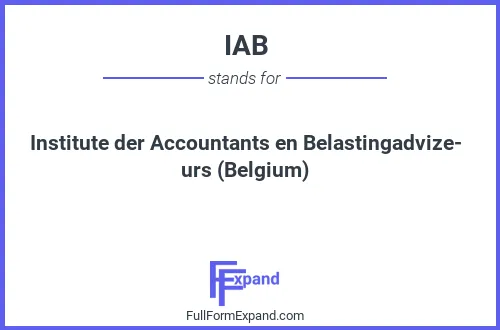Full form of IAB