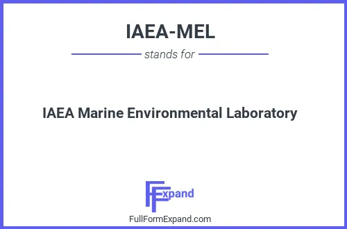 Full form of IAEA-MEL