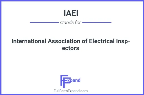 Full form of IAEI