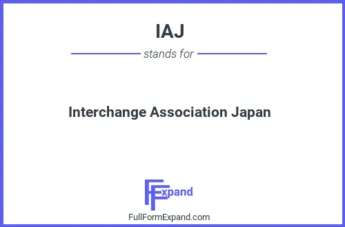 Full form of IAJ