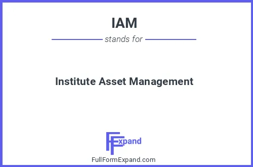Full form of IAM