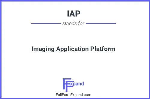 Full form of IAP