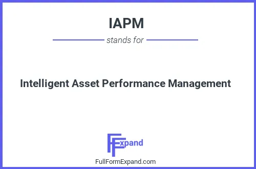 Full form of IAPM