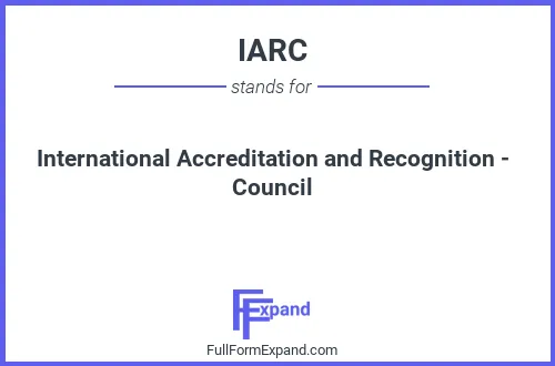 Full form of IARC