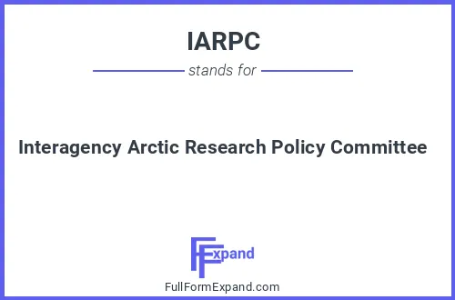 Full form of IARPC