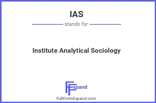 Full form of IAS