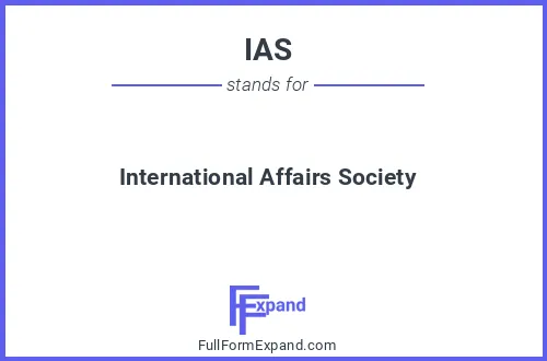 Full form of IAS