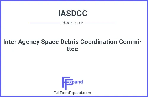Full form of IASDCC