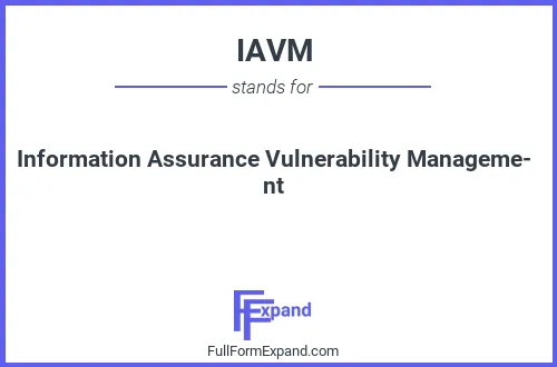 Full form of IAVM