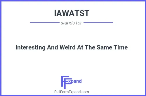 Full form of IAWATST