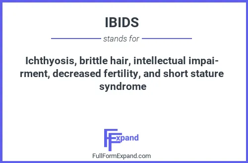 Full form of IBIDS