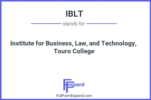 Full form of IBLT