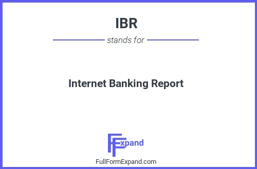 Full form of IBR
