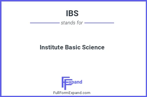 Full form of IBS