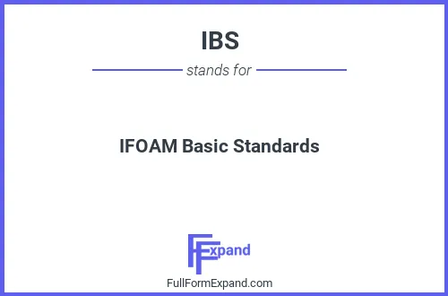 Full form of IBS