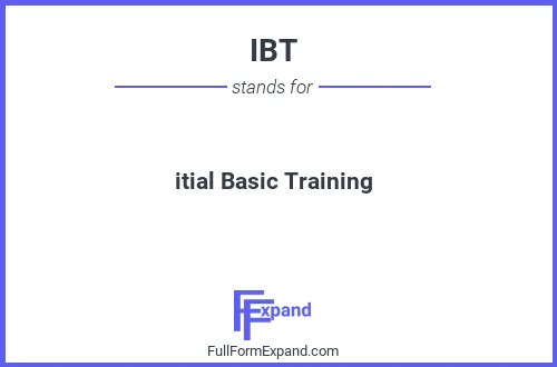 Full form of IBT