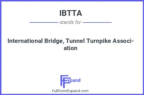 Full form of IBTTA
