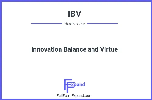 Full form of IBV