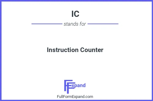 Full form of IC