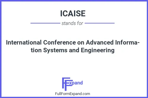 Full form of ICAISE