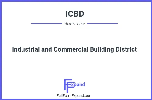 Full form of ICBD