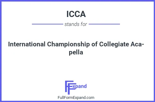 Full form of ICCA