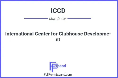 Full form of ICCD