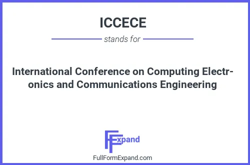 Full form of ICCECE