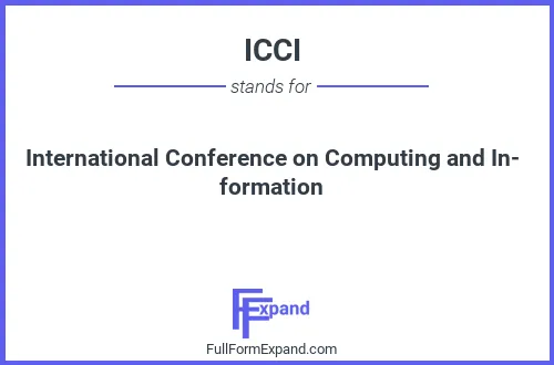 Full form of ICCI