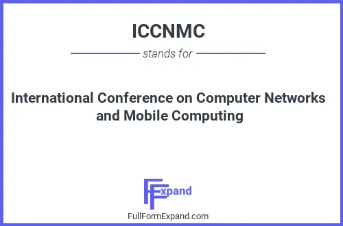 Full form of ICCNMC