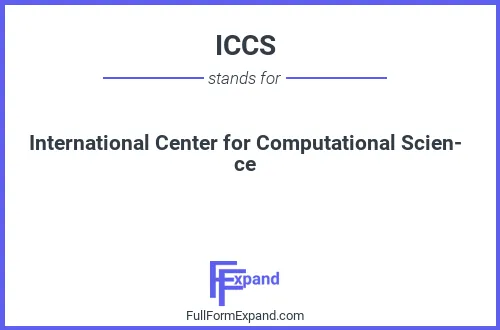 Full form of ICCS