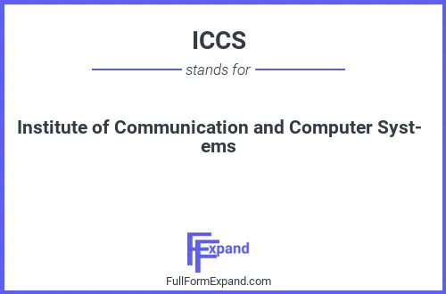 Full form of ICCS