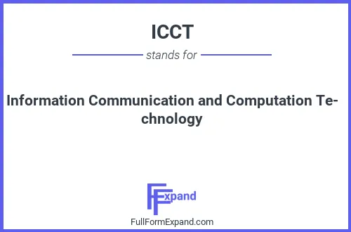 Full form of ICCT