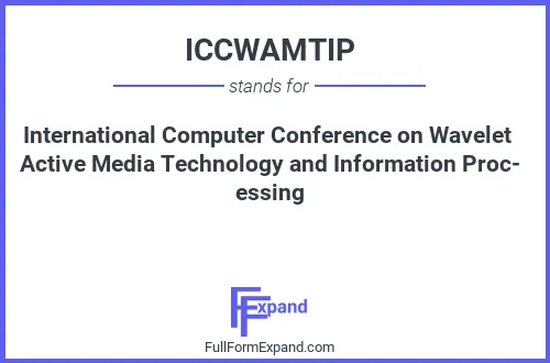Full form of ICCWAMTIP