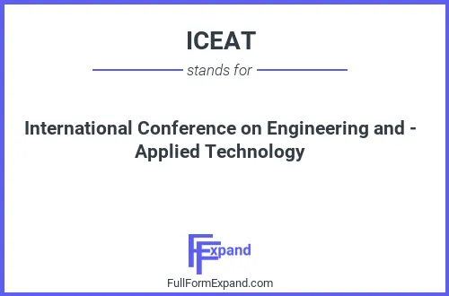 Full form of ICEAT