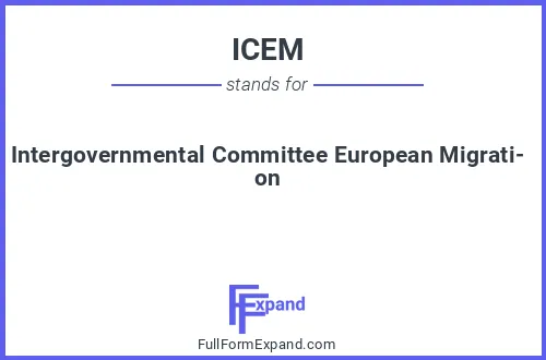 Full form of ICEM