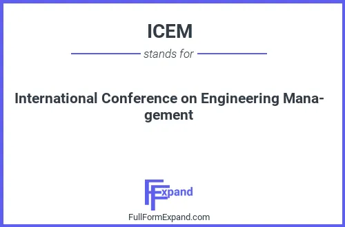 Full form of ICEM
