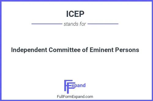 Full form of ICEP
